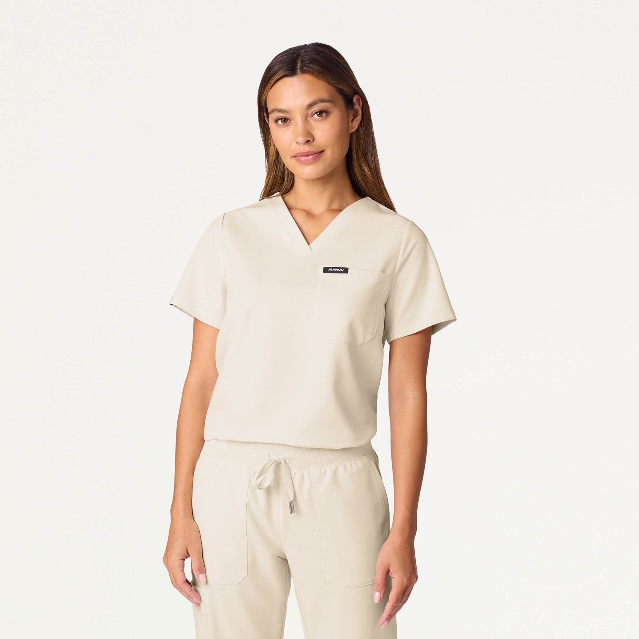 Rhena Essential 1-Pocket Scrub Top
