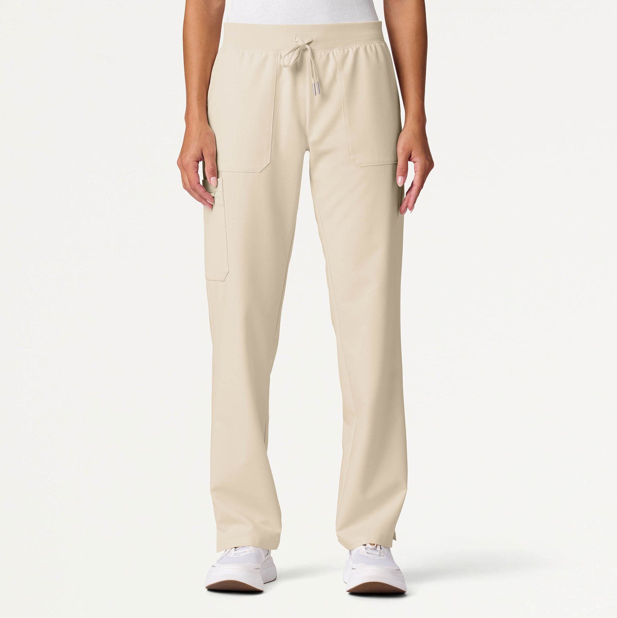 Xenos Cargo Knit-Waist Scrub Pant