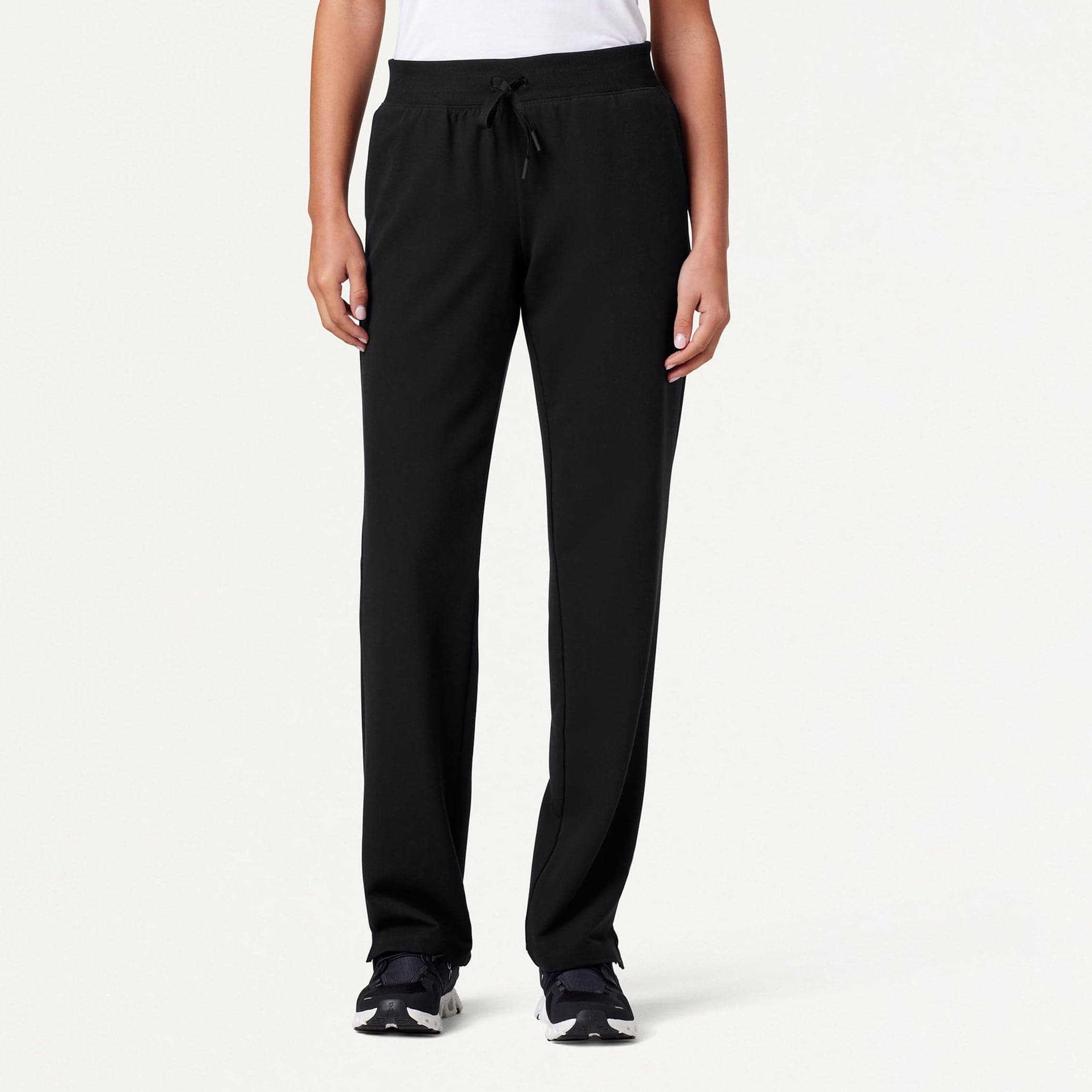 Xenos Essential Knit-Waist Scrub Pant - Black