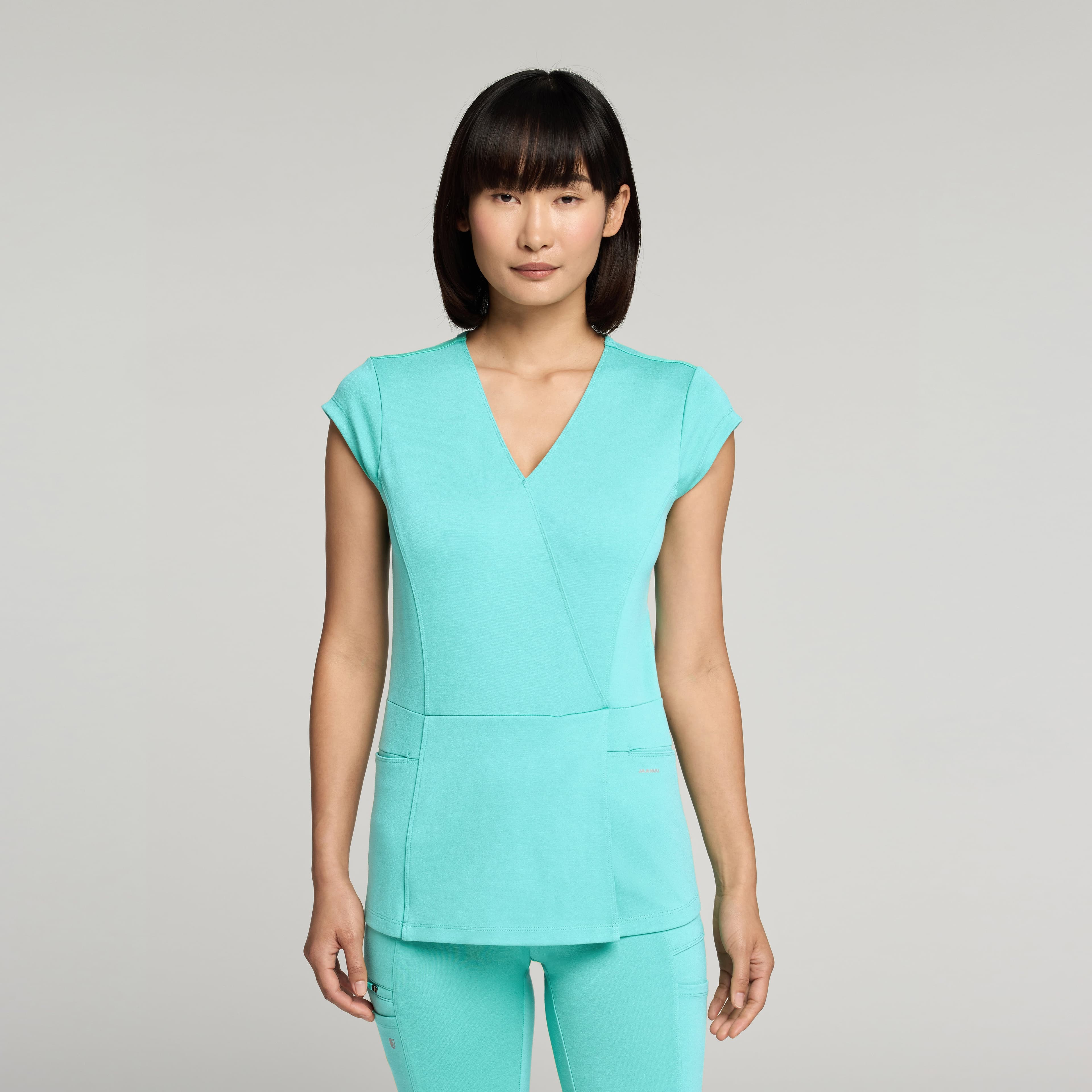 The Mock-Wrap UltraSOFT™ Scrub Top
